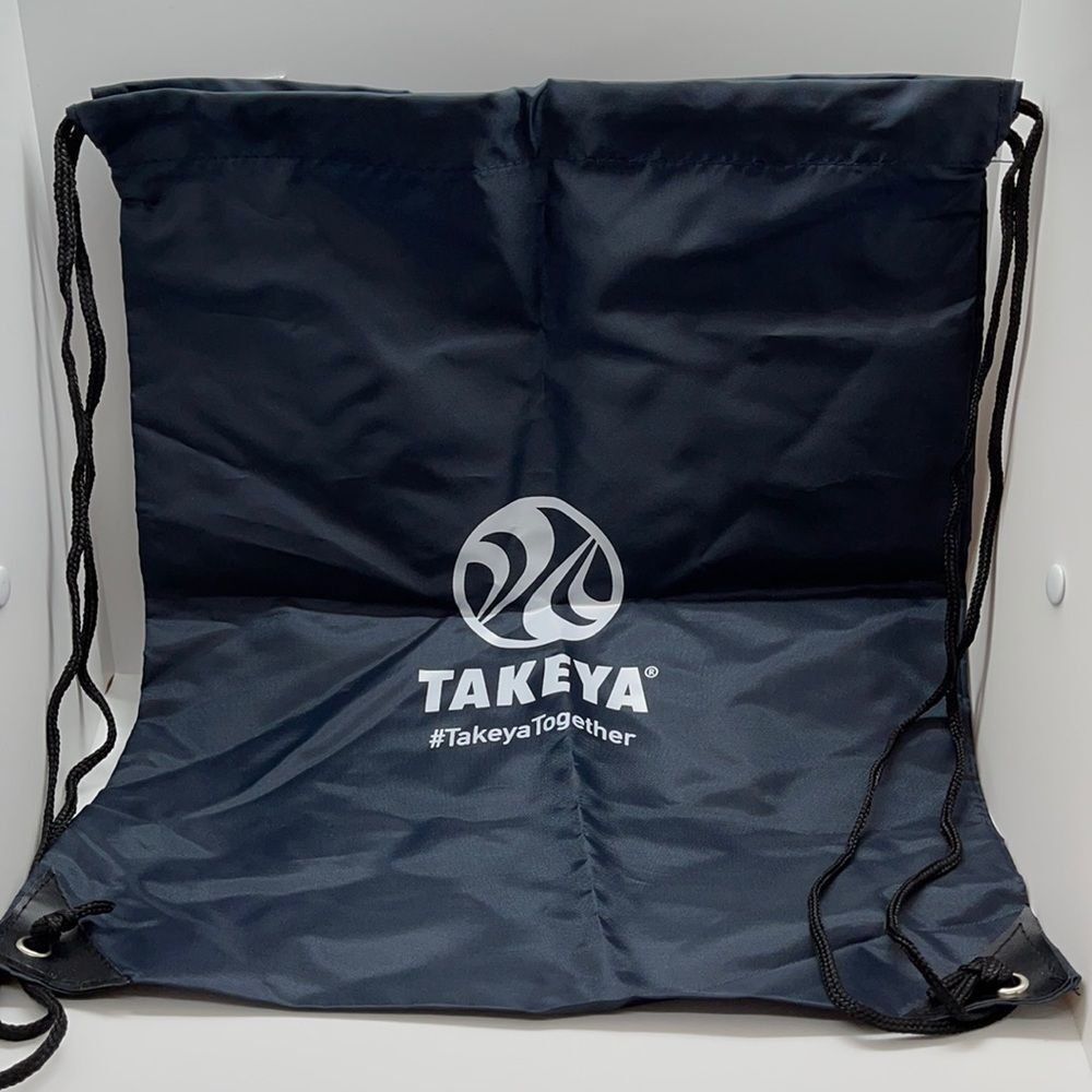 NWT Takeya Navy Blue Drawstring Bag